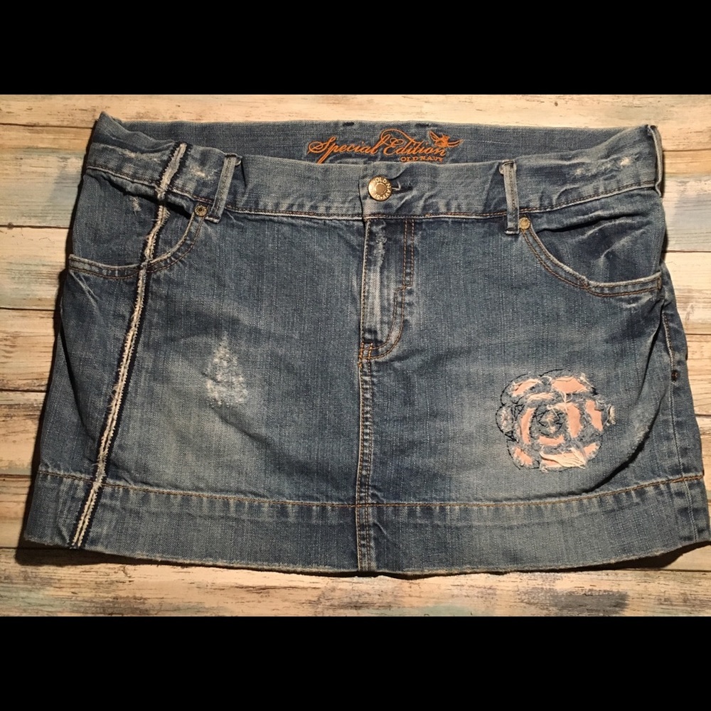 Old Navy Special Edition jean skirt size 12